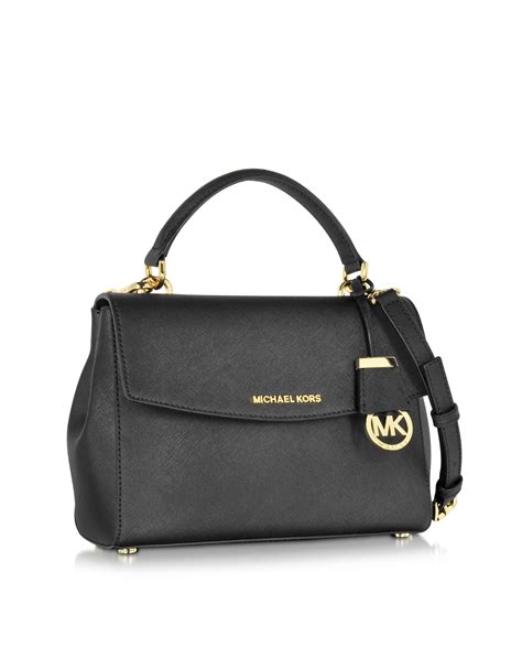 michael kors whitney satchel black|michael kors black purse small.